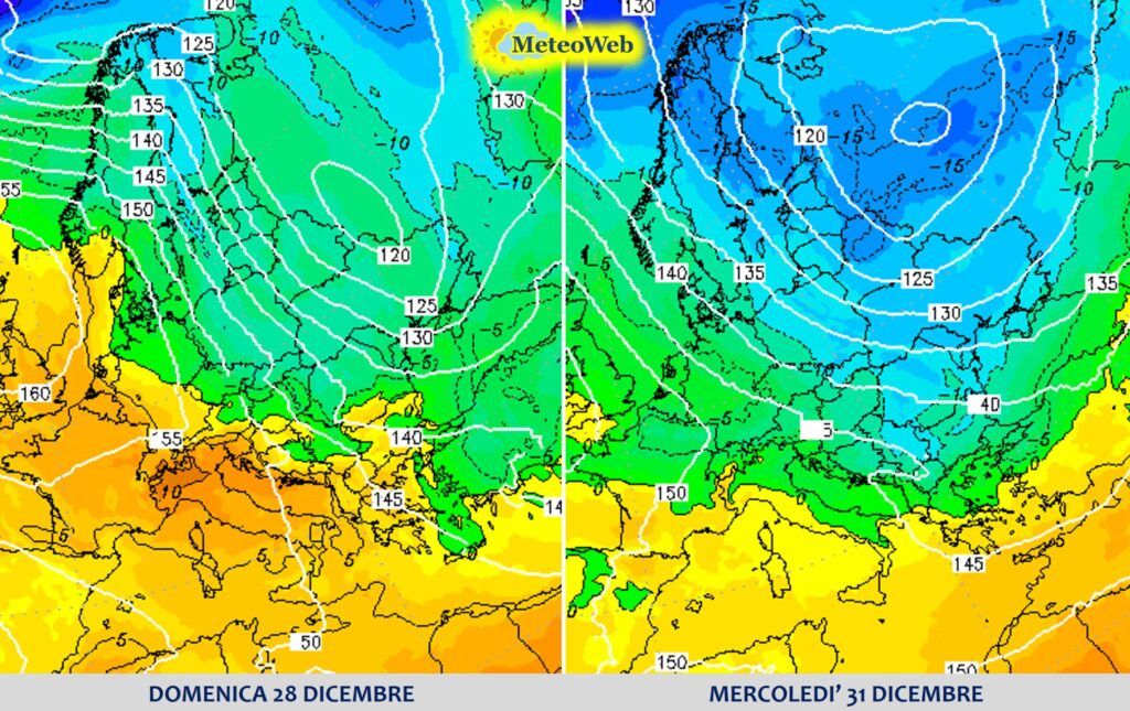 previsioni meteo fine anno 2025
