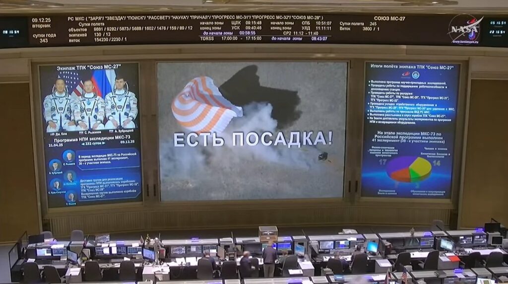 rientro astronauti oggi kim roscosmos