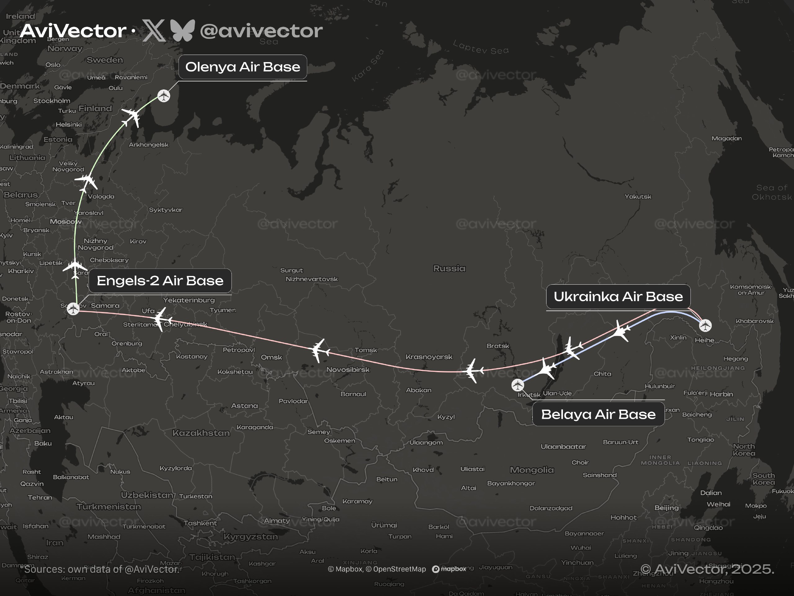 russia ucraina bombardieri strategici