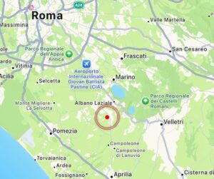 terremoto ariccia lazio