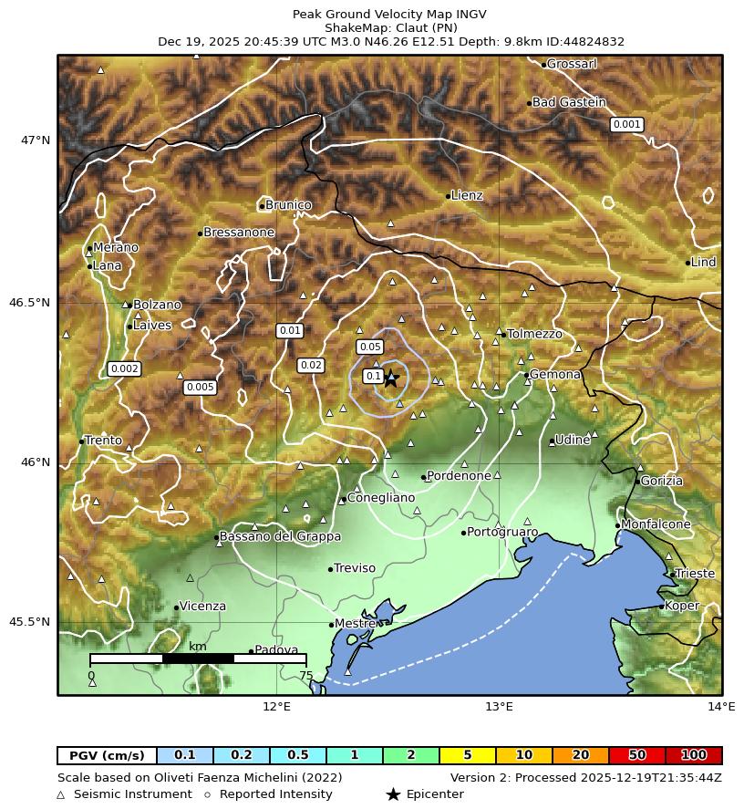 terremoto claut pordenone