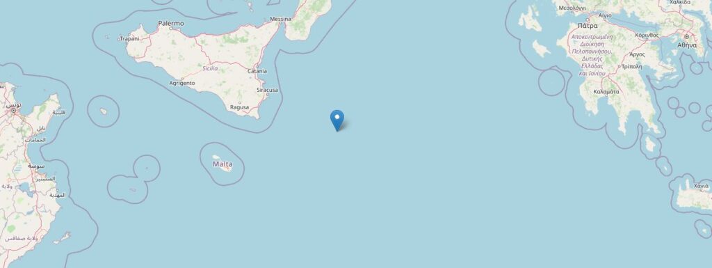 terremoto oggi ionio sicilia