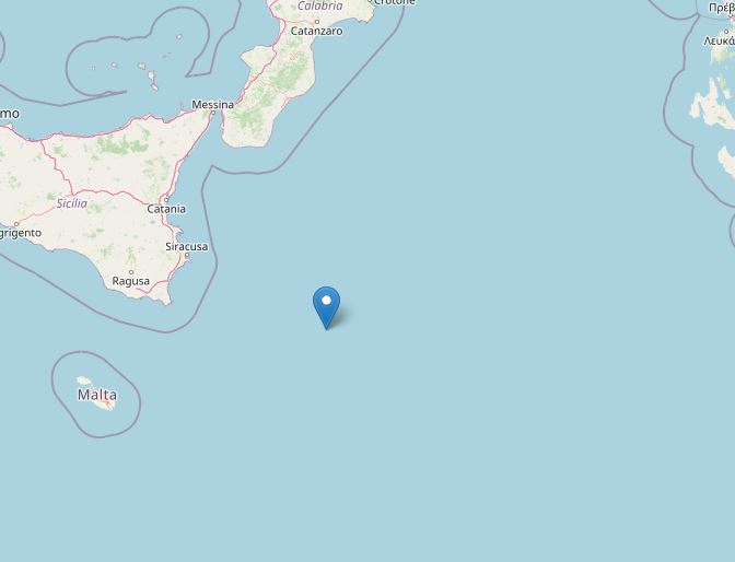 terremoto oggi ionio sicilia
