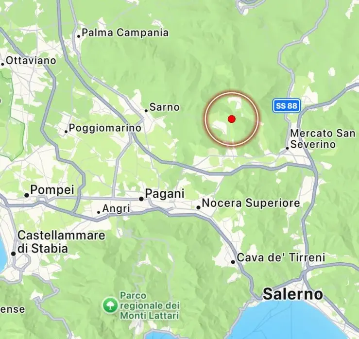 terremoto siano campania