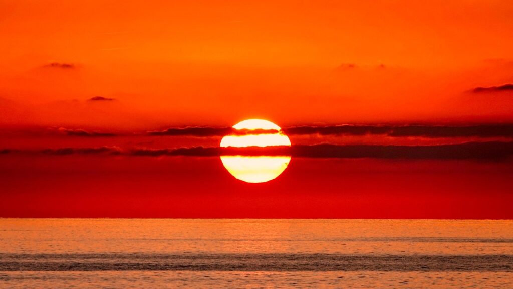 tramonto giorno più corto dell'anno