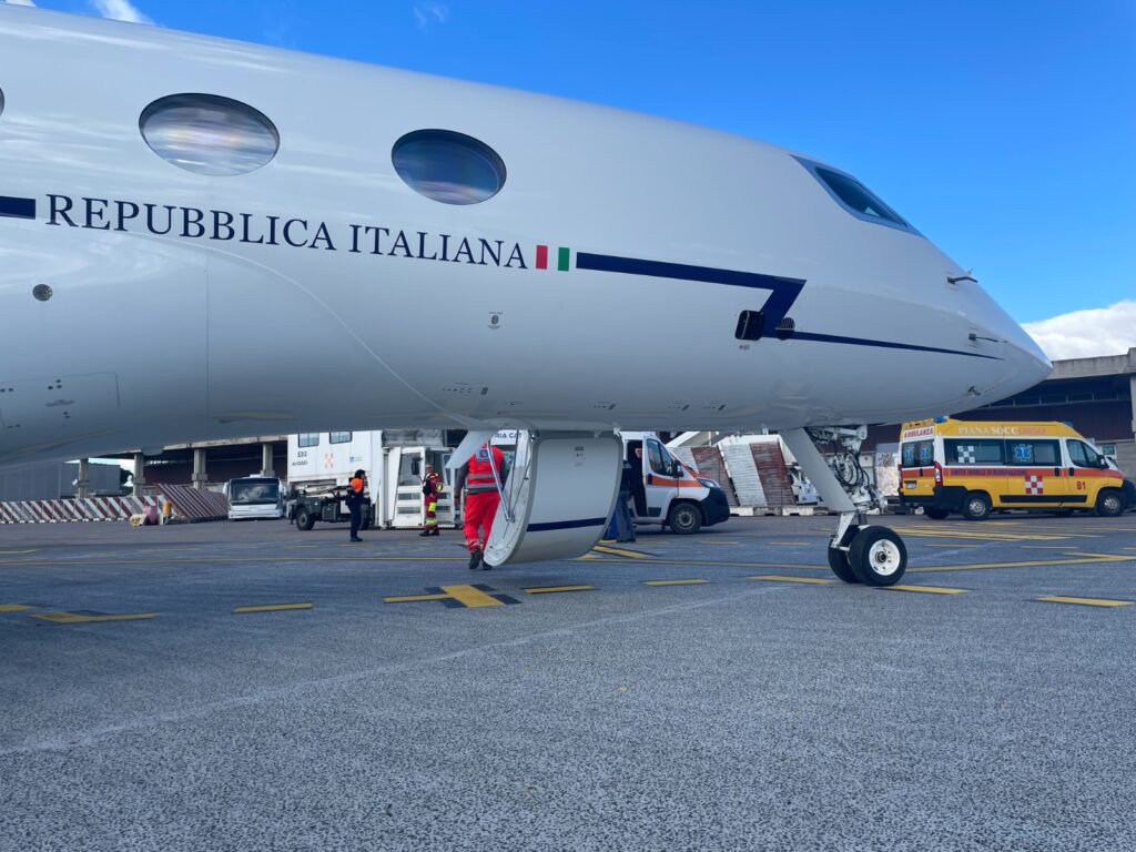 trasporto sanitario aeronautica militare