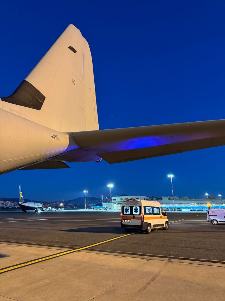 trasporto sanitario aeronautica militare