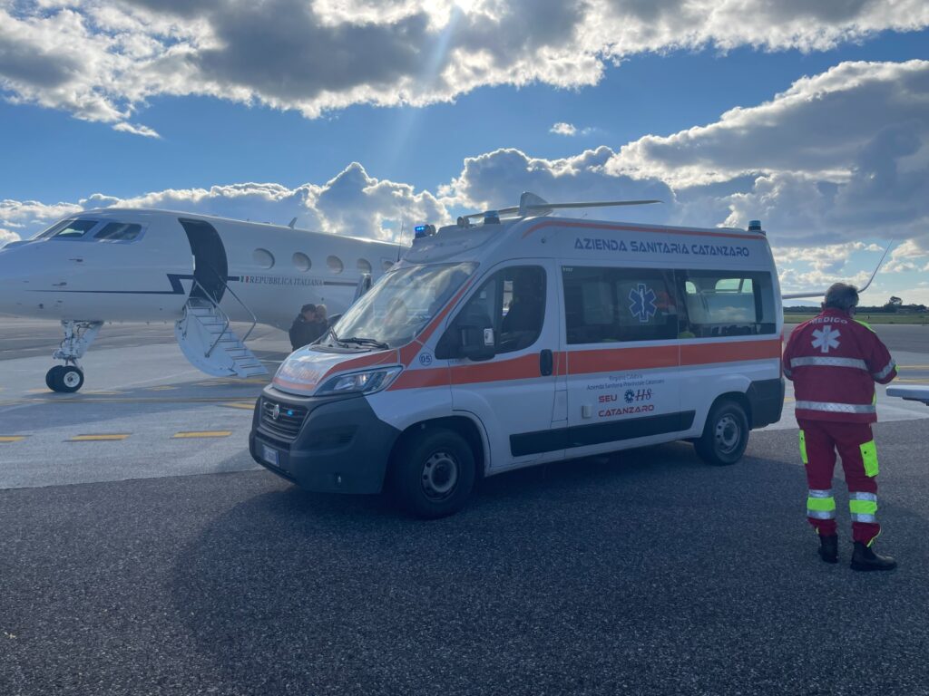 trasporto sanitario aeronautica militare