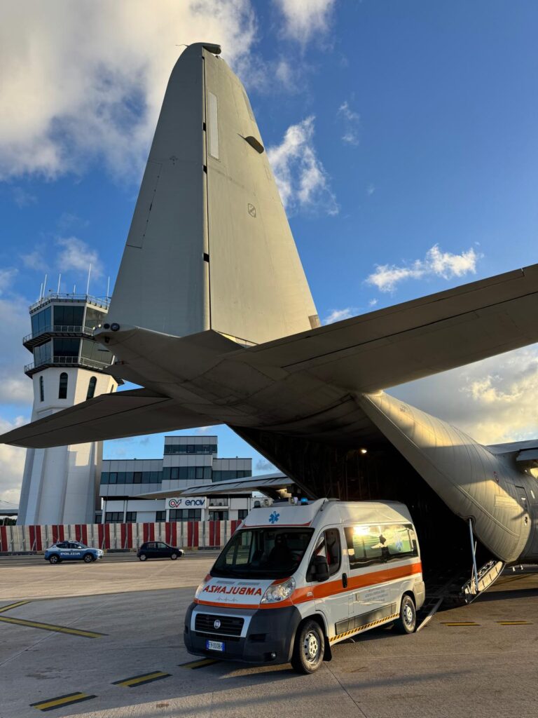 trasporto sanitario aeronautica militare