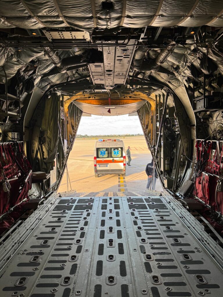 trasporto sanitario aeronautica militare
