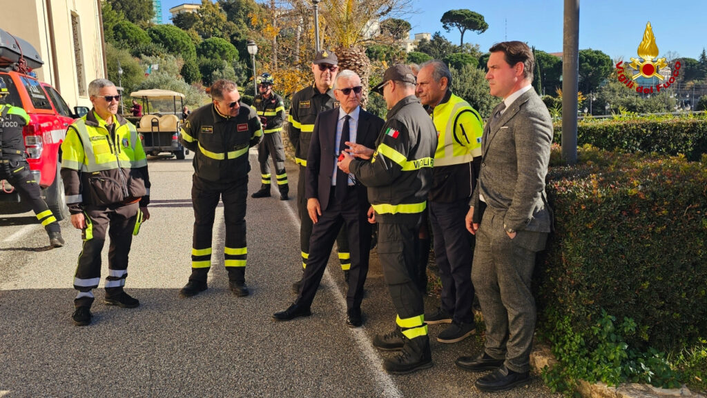 vigili del fuoco esercitazione
