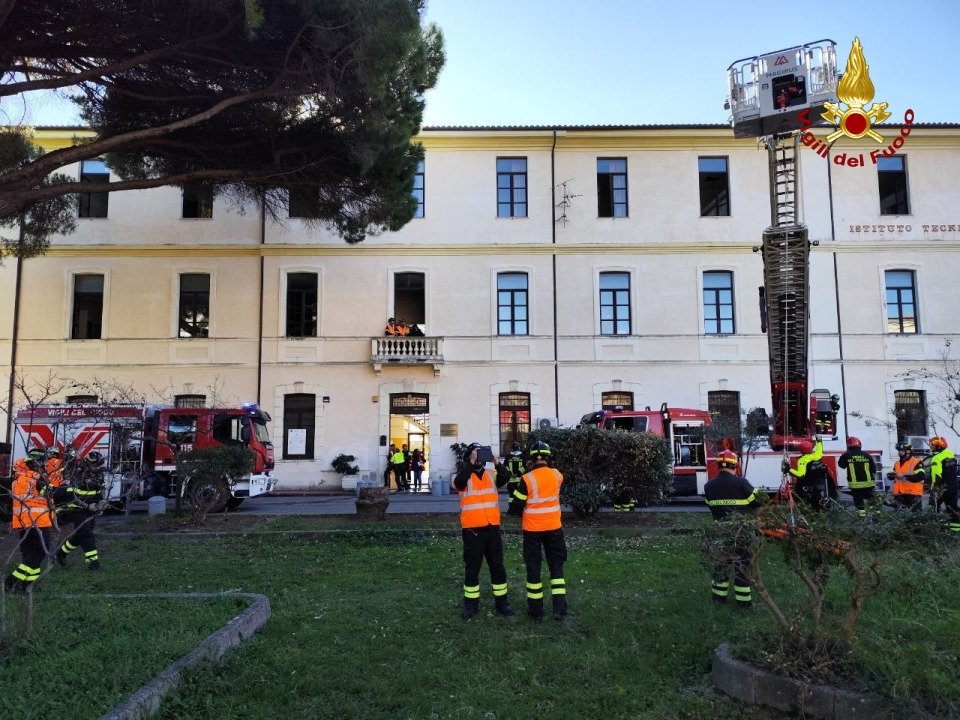 vigili del fuoco esercitazione
