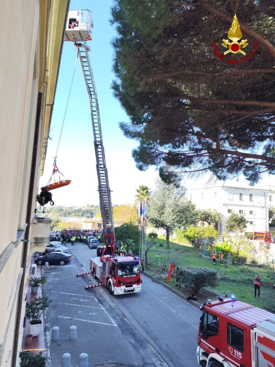 vigili del fuoco esercitazione