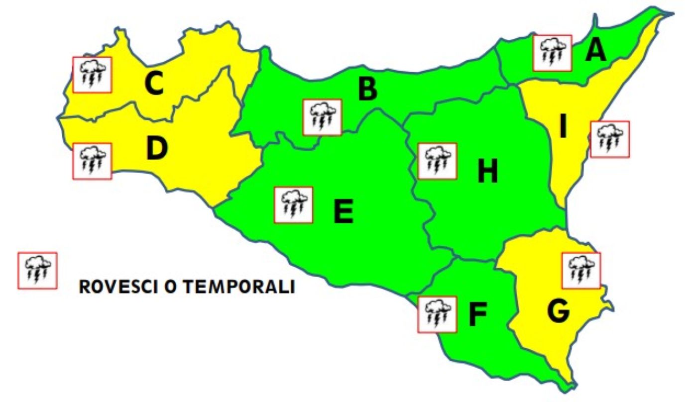 Allerta meteo Sicilia
