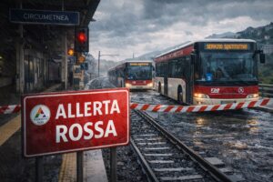 Allerta meteo Sicilia servizio ferroviario