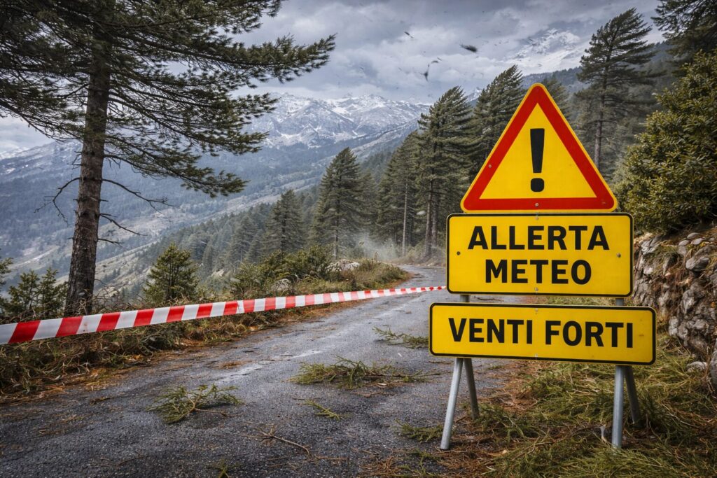 Allerta vento Marche