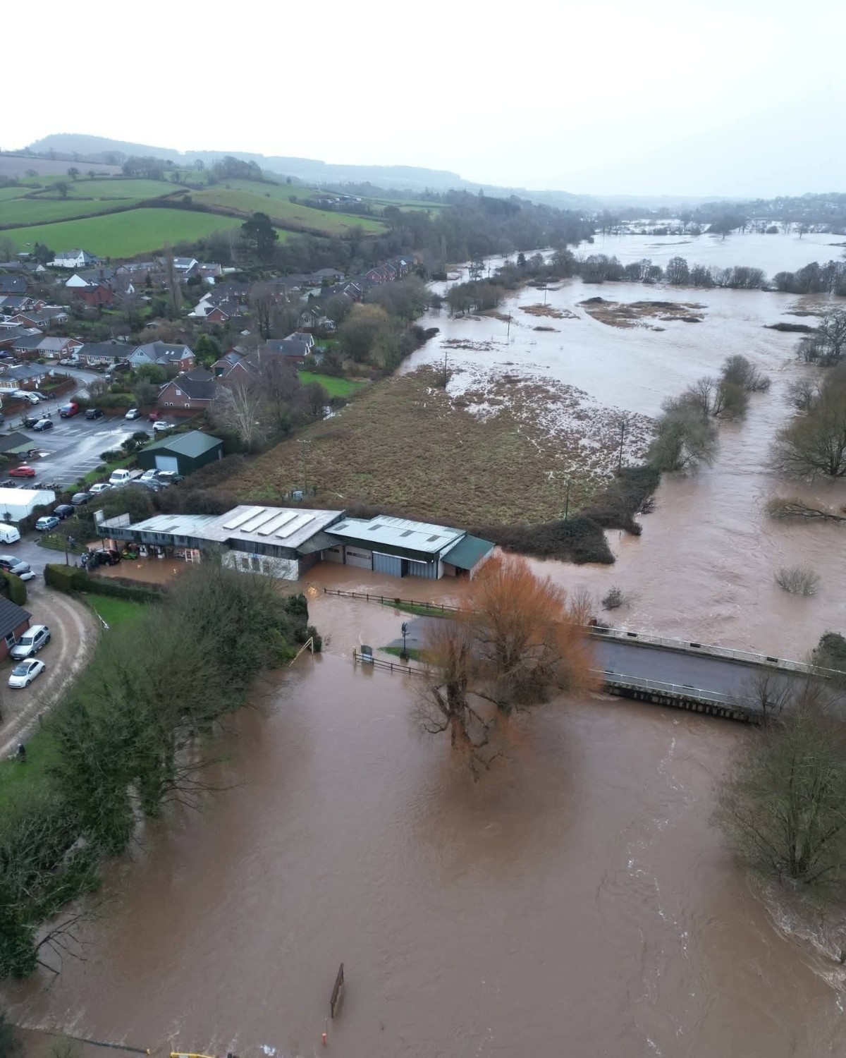 Alluvione Devon Inghilterra