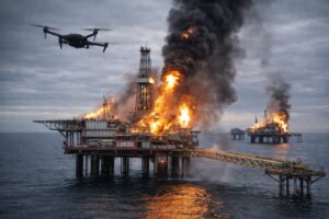 Attacco piattaforme petrolifere