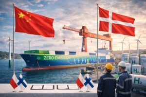 Cina Danimarca navi sostenibili