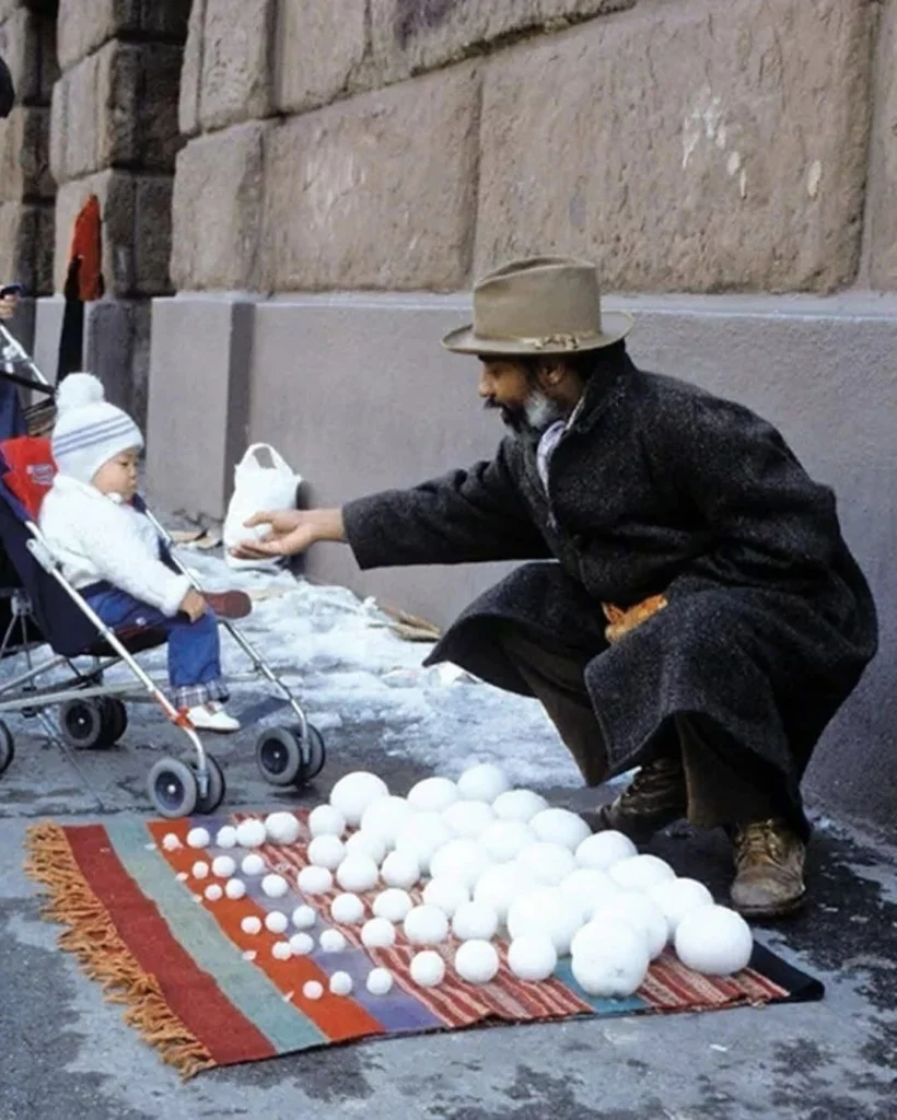 David Hammons new york palle di neve