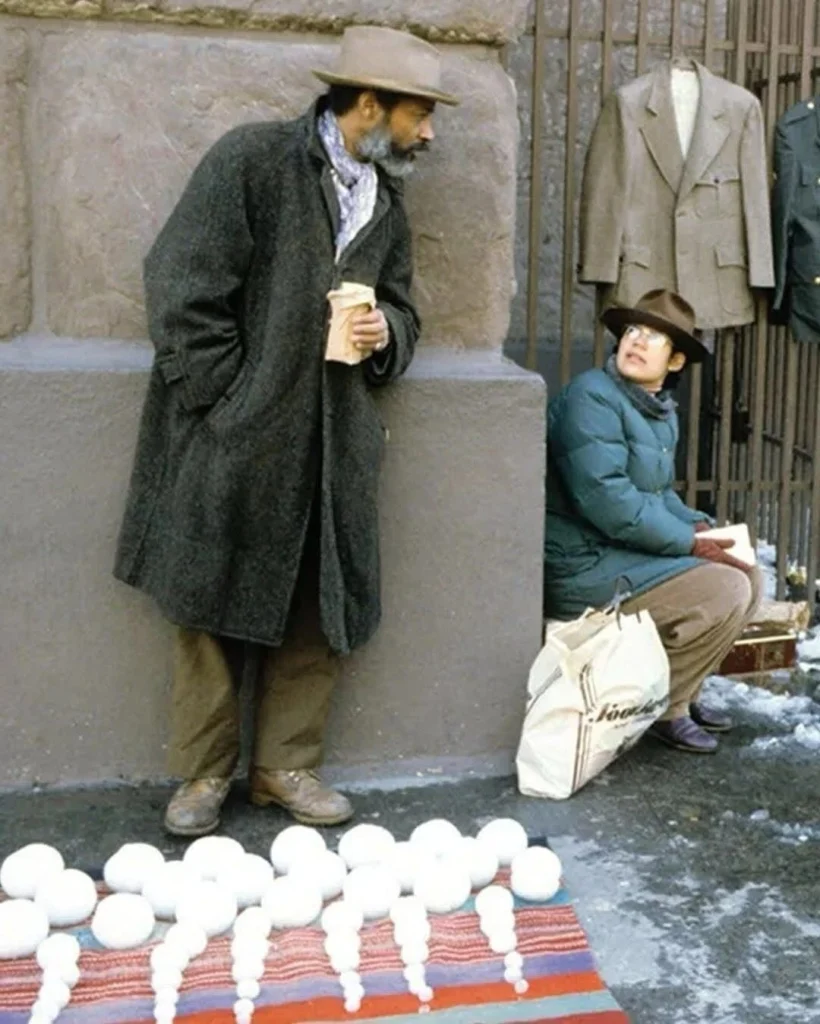 David Hammons new york palle di neve