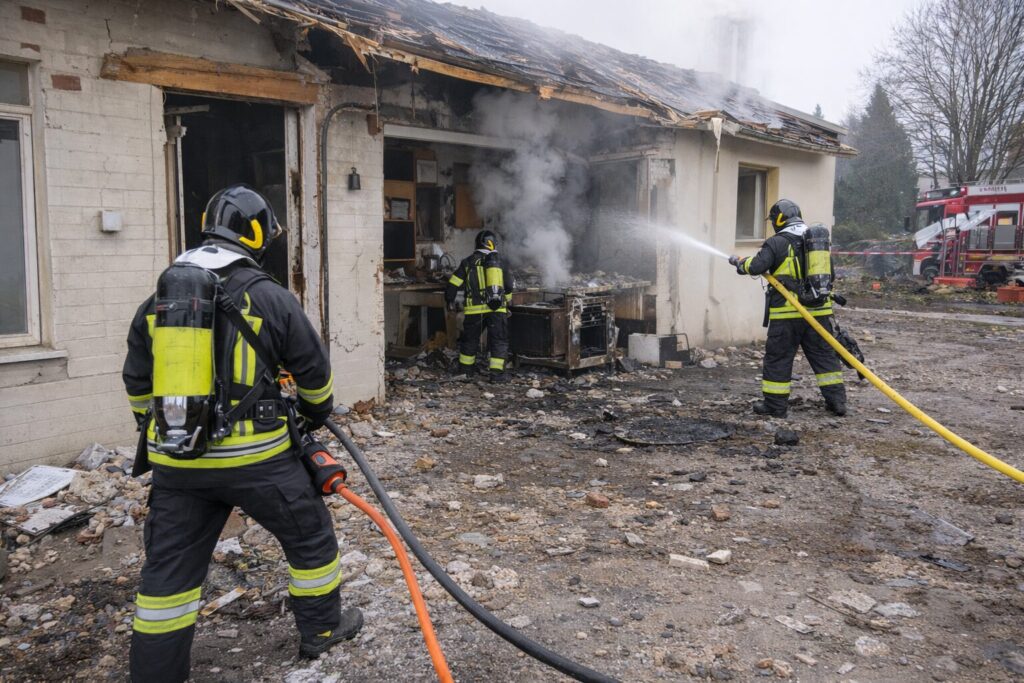 Esplosione stufa Udine