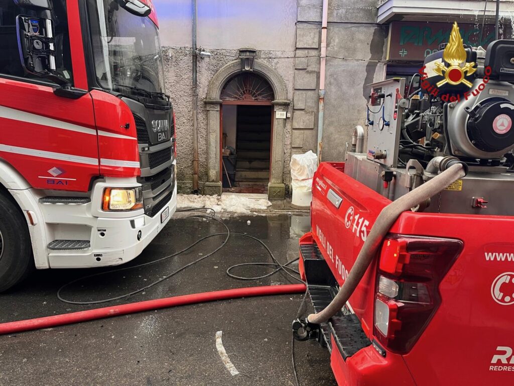 Incendio Messina