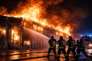 Incendio Salerno