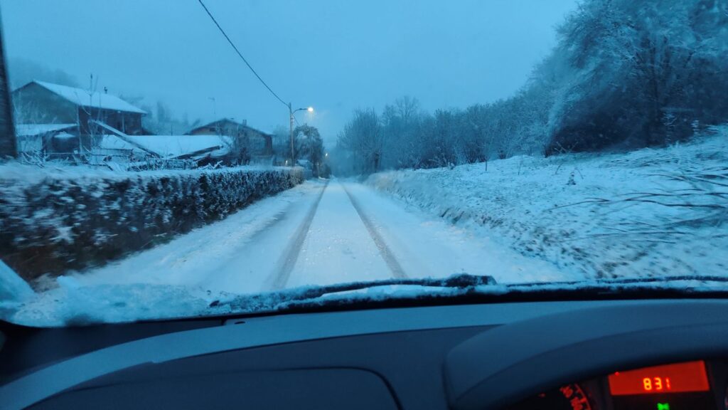 Isola D'Asti neve