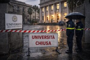 Maltempo Messina Università