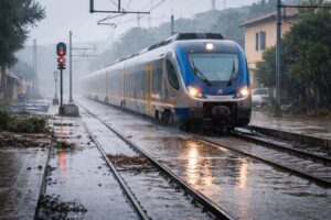 Maltempo Sardegna treni