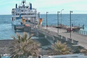 Maltempo porto Stromboli