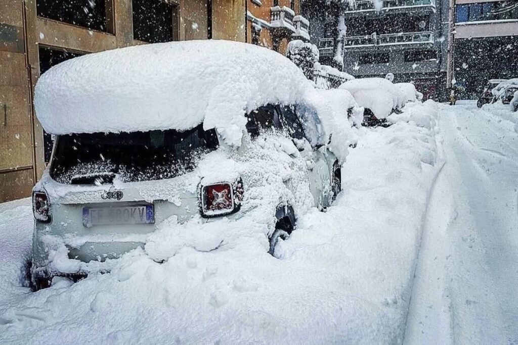 Neve e gelo Abruzzo 2017