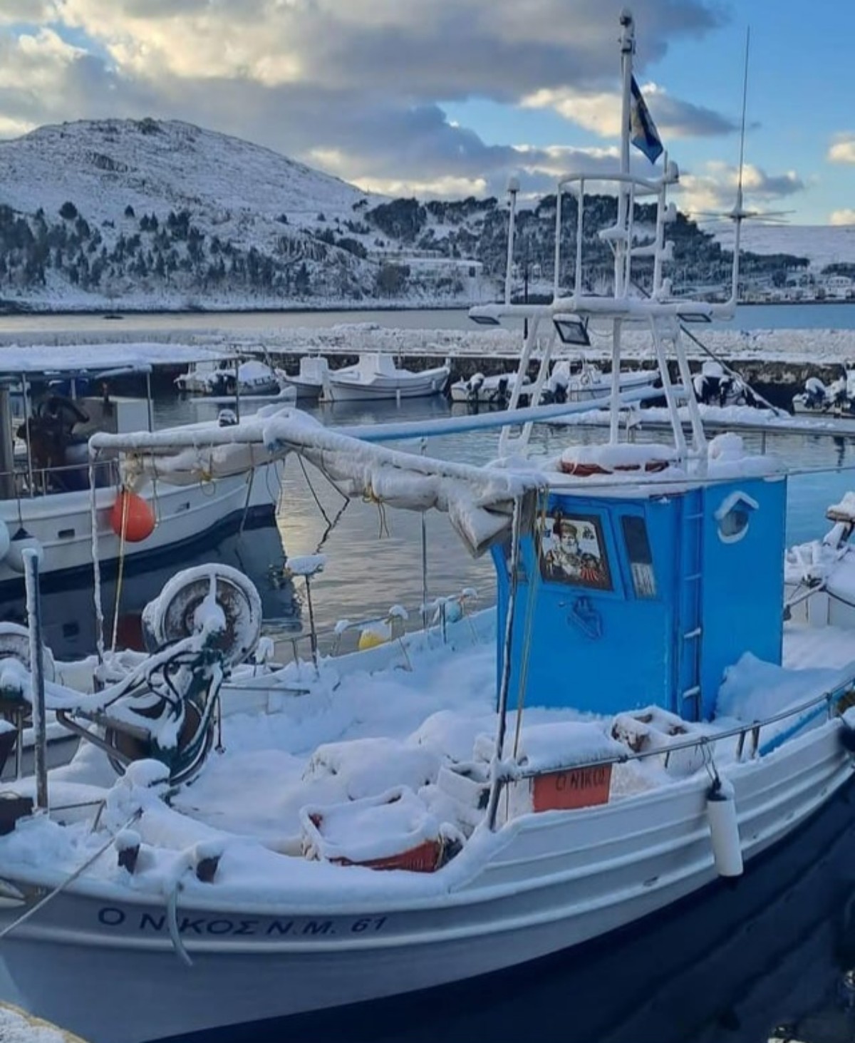 Neve Grecia Lemno