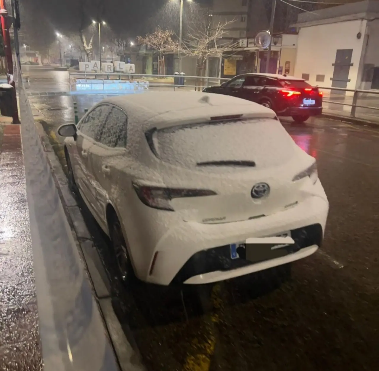 Neve Madrid 5 gennaio 