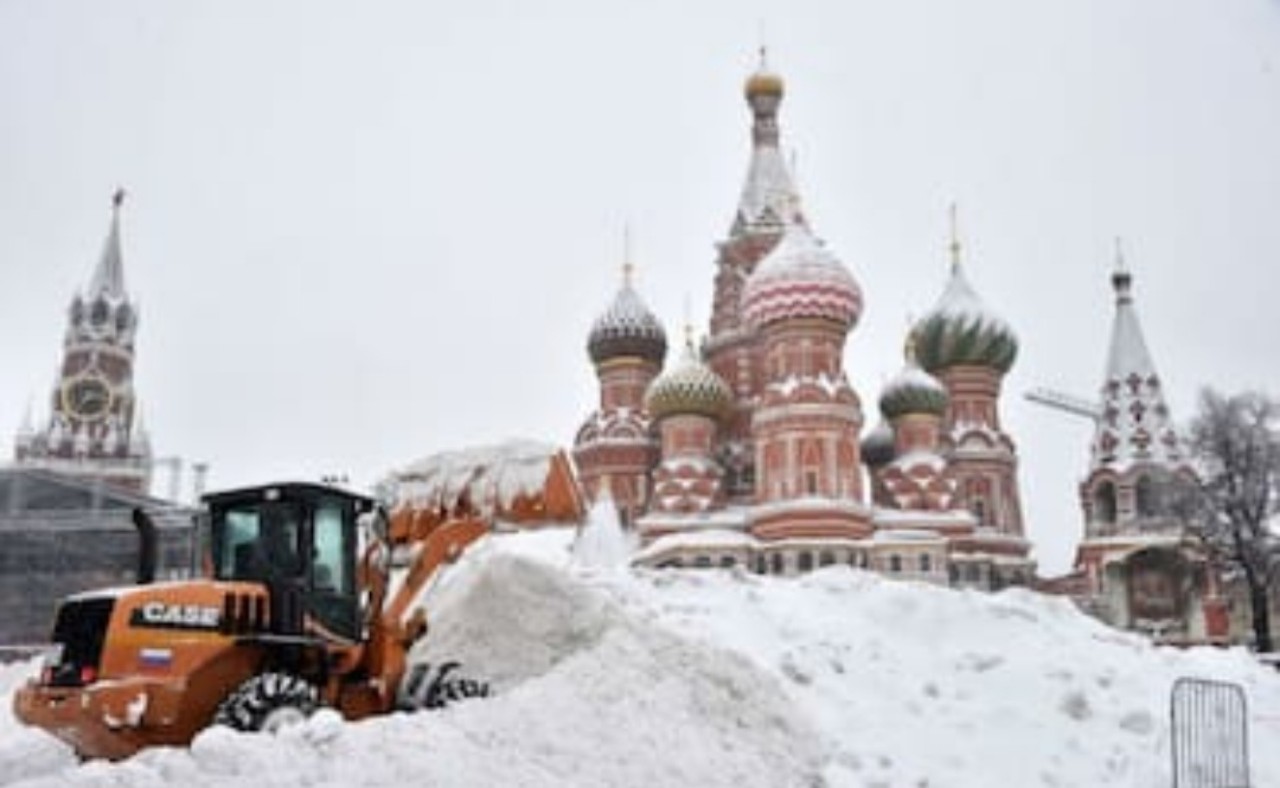 Neve Mosca Russia