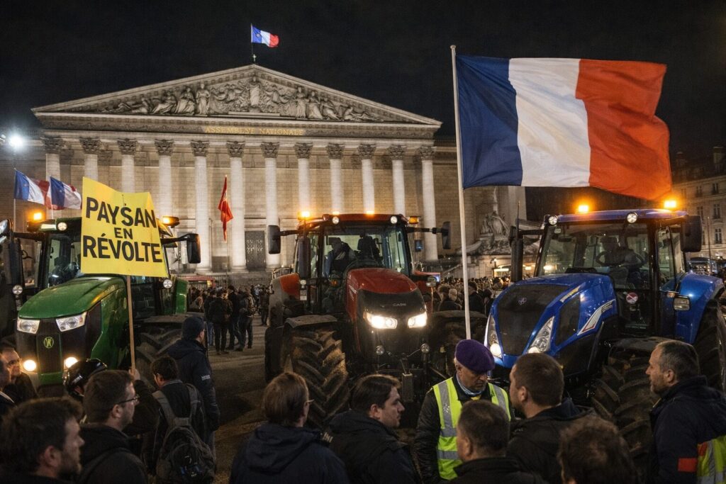 Protesta agricoltori francesi