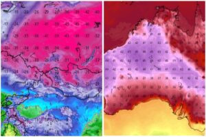 Russia gelida Australia rovente