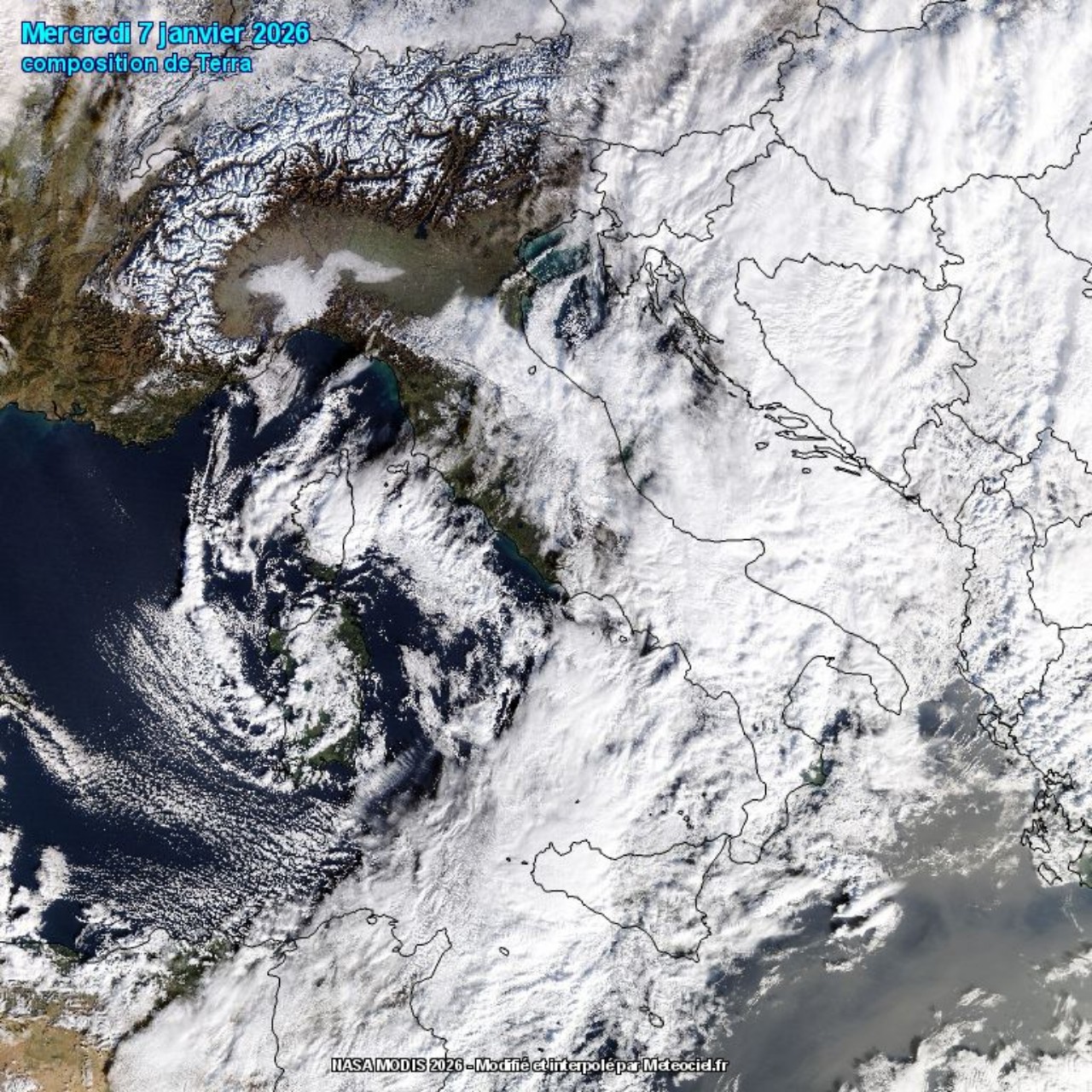 Satellite 7 gennaio