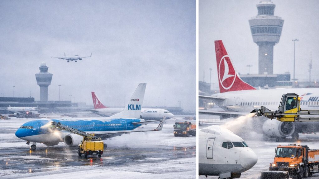 Schiphol aeroporto amsterdam neve gelo
