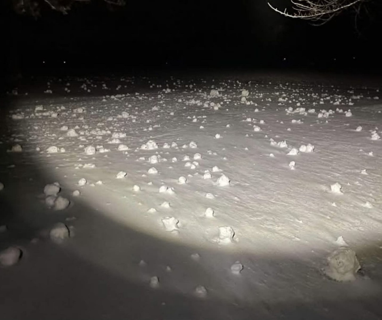 Snow rollers Michigan