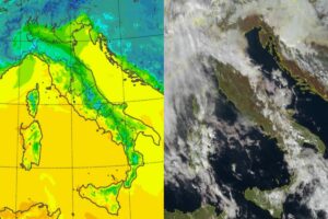 Temperature massime e satellite 17 gennaio