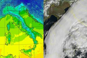 Temperature massime e satellite 21 gennaio