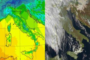 Temperature massime e satellite 27 gennaio