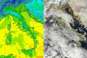 Temperature massime e satellite 31 gennaio