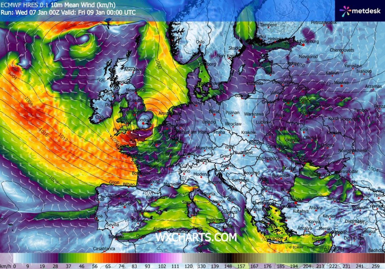 Tempesta Goretti Europa