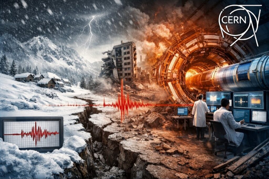 Terremoti CERN freddo e neve