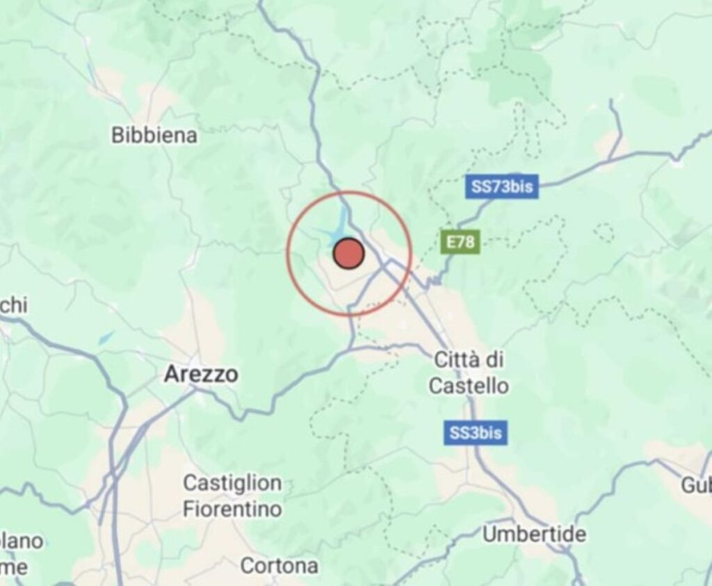 Terremoto Arezzo