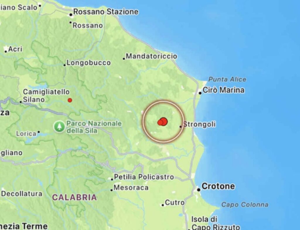 Terremoto Calabria