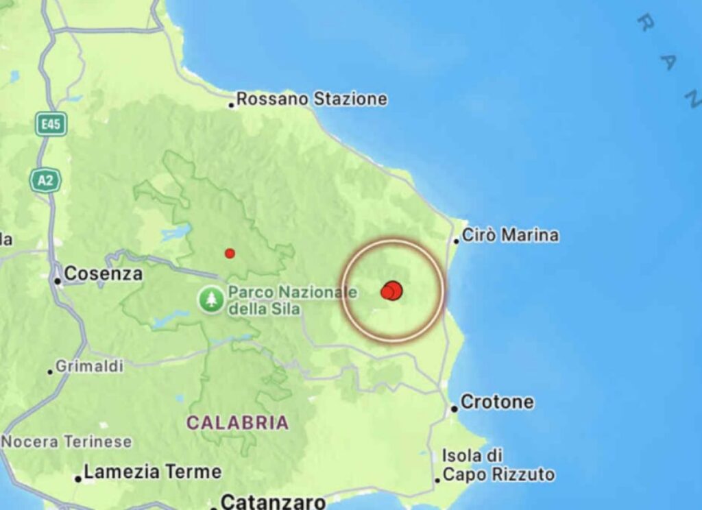Terremoto Calabria
